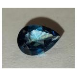 medium blue pear shaped topaz? 5.9mm x8.5mm