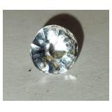 1 carat by size white sapphire? 6mm round