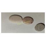 lot of 3 cabochons aventurine? 4 carats