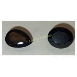 10.5 carats smoky quartz? pear cut & oval cut