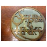 English brass studs & cufflinks box