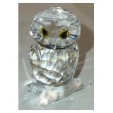 swarovski crystal figurine owl