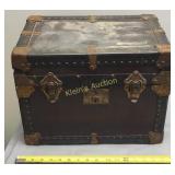 fabulous rare stage coach size travel trunk