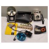 camera lot kodak rotary & starmatic flash