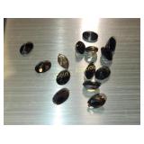 10 carats of smoky quartz and champagne color too