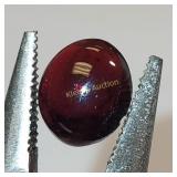 pair of cabochon Mozambique? garnets 11.5 carat