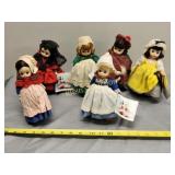 lot of 6 little women madame Alexander dolls
