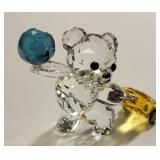 swarovski kris bear travel the world figurine