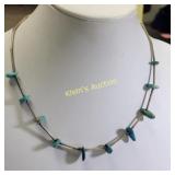 sterling & turquoise necklace 1960