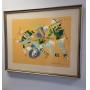 Leroy Neiman Serigraph " Orange Football"