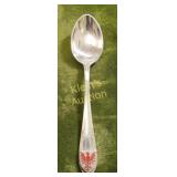 WWII Germany crested firebird spoon 800 silver