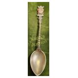vtg Budapest 800 silver spoon demitasse 4 5/8"