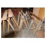 Large, Medium and small saw horses Large, Medium and small saw horses
