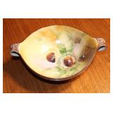 hand painted Nippon nut bowl