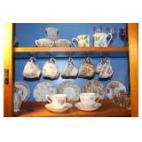 Nice china collection incl. cups & saucers