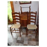 Ladder back chairs