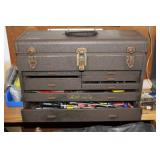 Kennnedy toolboxes full of machinist tools