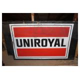 Large Uniroyal advertising sign