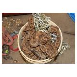 Bucket of chains