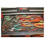 Various pliers, clamps, cutters, etc.