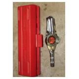 Snap on torque meter