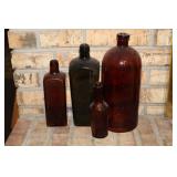 Early Gin Bottle and others