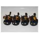 #81 Lot of 4 Abu Garcia Ambassadeur Fishing Reels incl.  6500C3, etc.