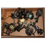 #100 Misc. Fishing Reel Lot incl. Daiwa BG30, BG60, etc.