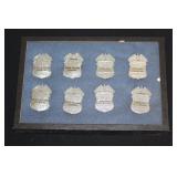 #805 Lot of 8 Rock Island Arsenal Police Badges