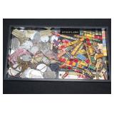 #814 Large grouping of WW1 and WW2 dog tags and Ribbon Bars
