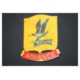 #827 WW2 hand painted US Amd Vehicle Sign