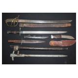 Nice selection of edged weapons