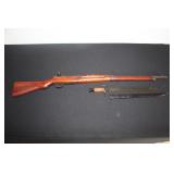 # 843 Last ditch type 97 Japanese Rife with shipping box, with mum, and bayonet Sn 52799