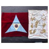 #885 WW1 3rd US Army Corps Flag, and crying towel