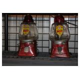 #530 (2) Standard Hot Nuts Lighted Top Dispensers