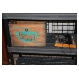 #532 Fargo 2 color advertising crate & Hands Free Telephone