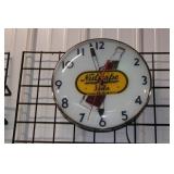 #537 NuGrape Soda Advertising Light up Clock (as is)