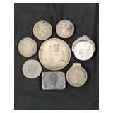 #461 Large Silver Coin/ Sterling Lot incl. (4) Morgan Silver Dollars, Peace, and More!