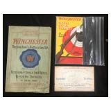 #488 Winchester Book lot of 2 incl. Winchester Catalogue, Target Book 
