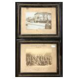 #497 (2) Pictures in Frames incl. Confirmanden Der 4 Compagnie 1900, etc.