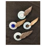 #465B Lot of 4 Aeronautica Militar Pins (Argentina)