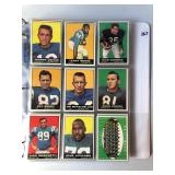 #267 1961 Topps Football near complete set w/ stars