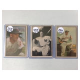 #254 1953 Bowman lot of (3) Stengel (B&W), Al Lopez & P. Richards