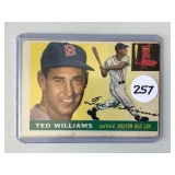 #257 1955 Topps Ted Williams - VG