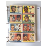 #259 1955 Topps partial set 