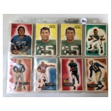 #265 1955 Bowman Football lot of (31) Hofer