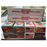  Ten 1990s factory baseball sets. 