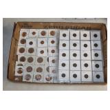 #660 Large Penny lot incl. several sheets of Indian head