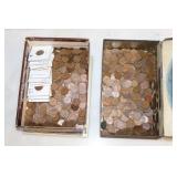 #662 Large penny lot incl. mostly wheat some steel head, Canadian, etc.