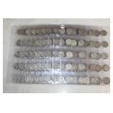 #671 Lot of 10 sheets of 20 Silver Franklin Half Dollars